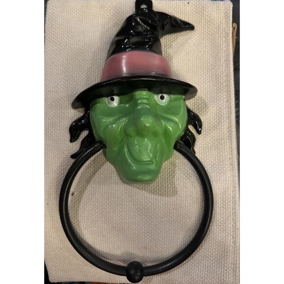 Halloween Witch Door‎ Knocker Haunted Decorations - Picture 1 of 4